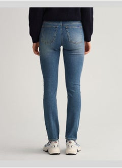 GANT GANT Farla Slim Fit Super Stretch Jeans  - Image 2