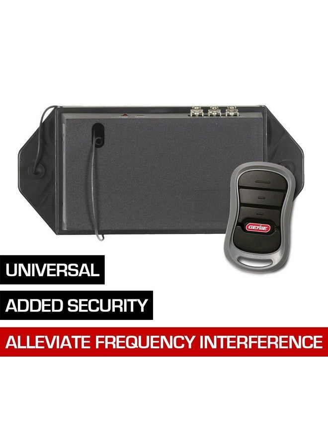 Genie Model GIRUD-1T Alleviates Frequency Interference in Garage Door Opener Remotes Upgrades Most Major Brands to Intellicode Security, Black - Image 1