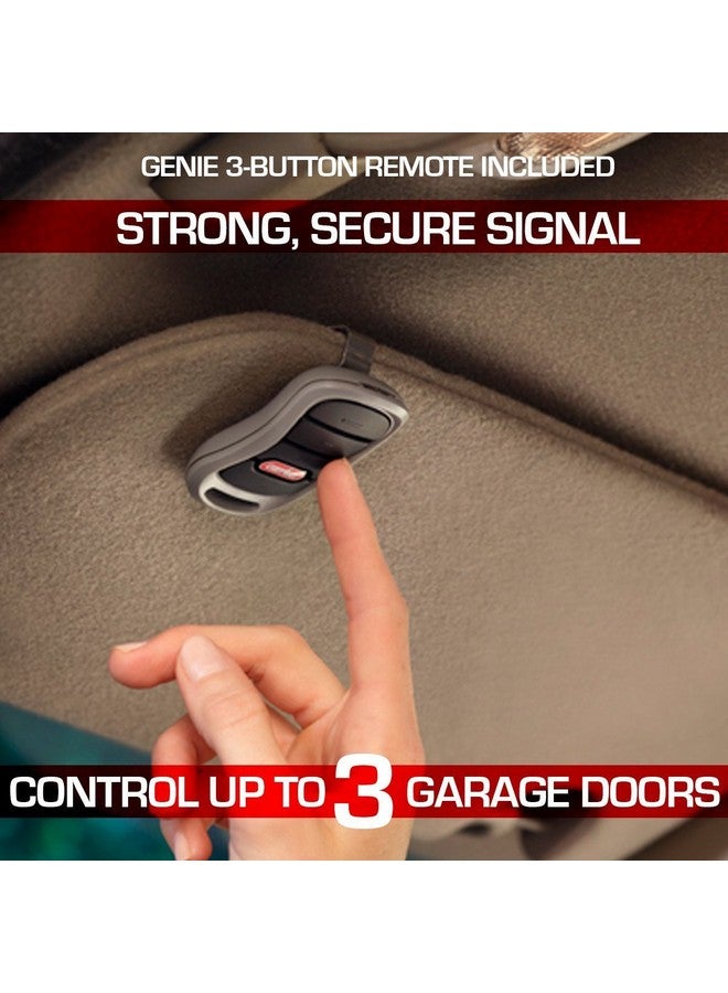Genie Model GIRUD-1T Alleviates Frequency Interference in Garage Door Opener Remotes Upgrades Most Major Brands to Intellicode Security, Black - Image 2
