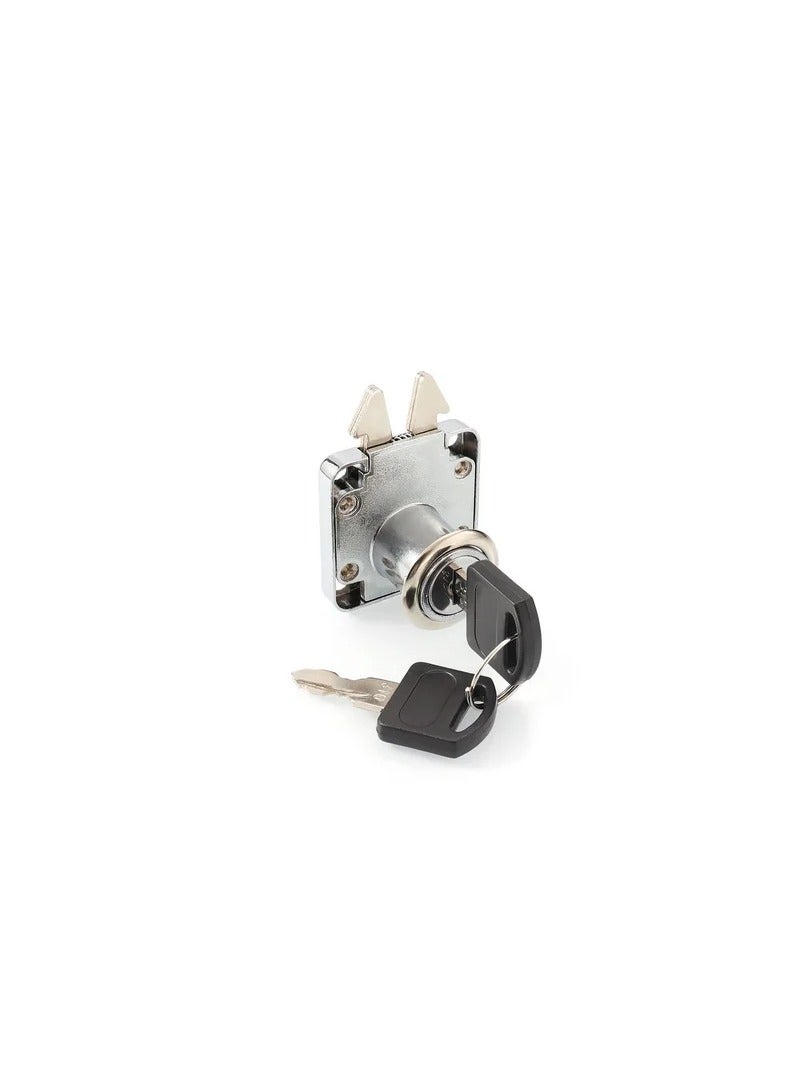 KNP KNP Glass Sliding Door Lock for 8mm Glass Cupboards provides a secure and stylish locking solution for glass doors, cabinets, showcases, and display units. - Image 1