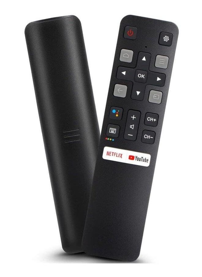 زبون - جهاز تحكم عن بعد صوتي عالمي لأجهزة Tcl-Android-Tv-Remote Rc802V لأجهزة Tcl Smart TVs مع وظيفة Google Voice - Image 1