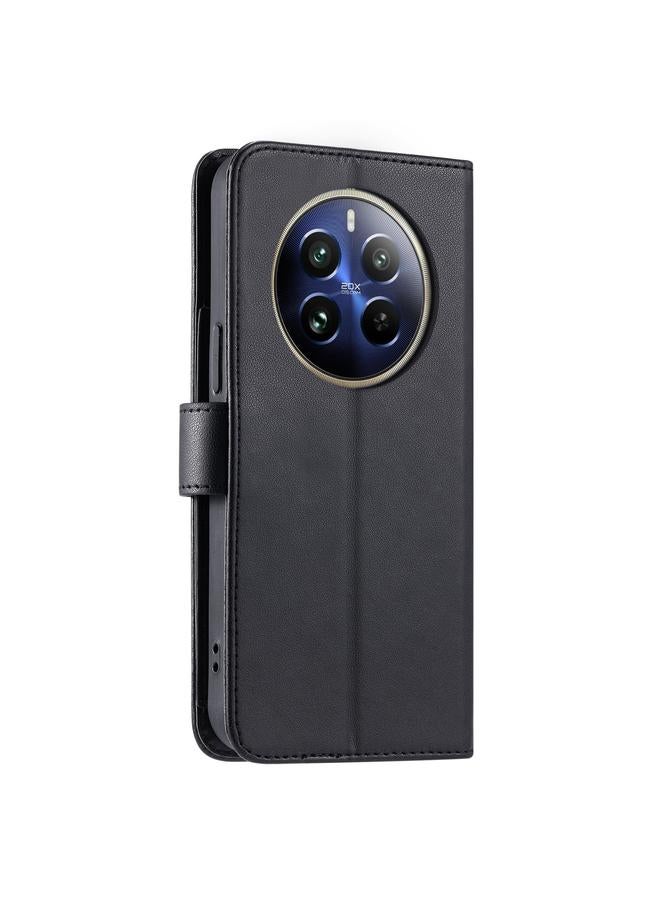 اس-توب جراب لهاتف Realme Narzo 70 Pro 5G من الهند، جراب جلدي على شكل معين مع مشبك حلقي - Image 3