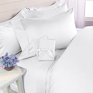 Elegant Comfort Elegant Comfort 1500 Thread Count Egyptian Quality 4-Piece Bed Sheet Sets, Deep Pockets - Luxurious Wrinkle Free & Fade  - Image 1