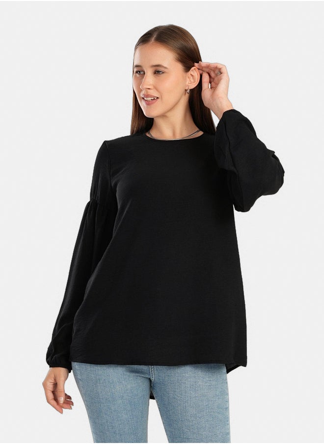 Clue - Blouse with Peasant Sleeves - Image 1