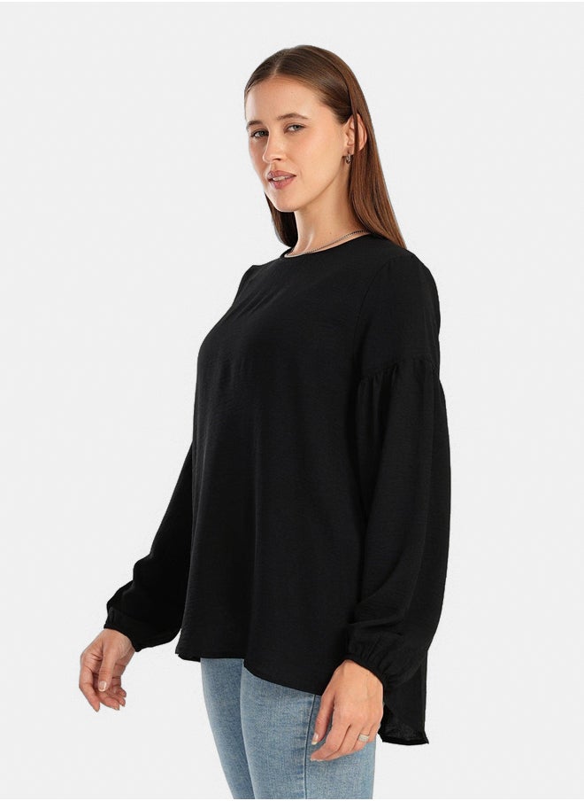 Clue - Blouse with Peasant Sleeves - Image 1