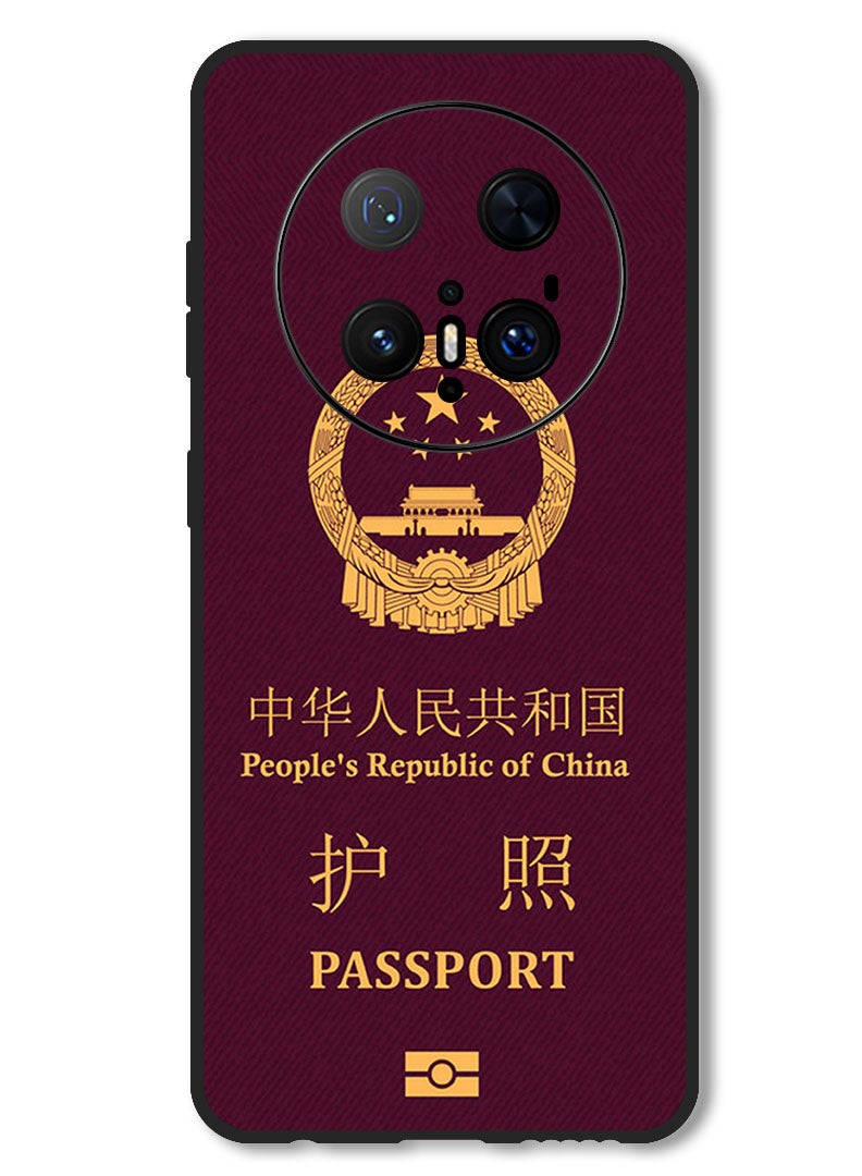 Theodor Case Compatible with Huawei Mate 70 Pro/ 70 Pro + Protection Shockproof Bumper Cover China Passport - Image 1