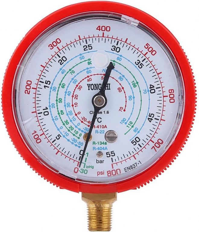 ZJchao Pressure Gauge, Ac Pressure Gauge Water High and Low with Precision Construction Design for Professional Monitoring - Image 4
