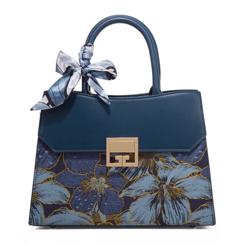 Vintage New Chinese Jacquard Bag Women'S 2023 New Niche Middle-Aged Mother'S Bag Atmospheric Handbag Gift - Image 1