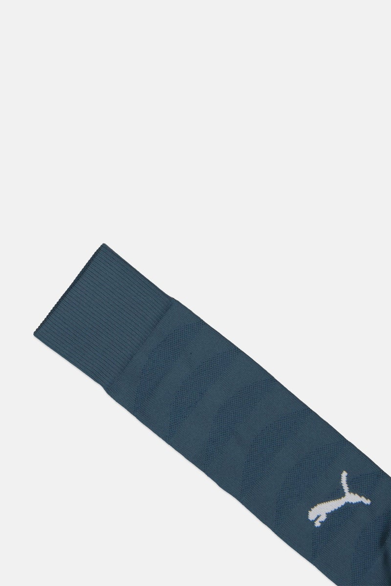 PUMA Men Brand Logo Football Socks, Slate Blue - Image 3