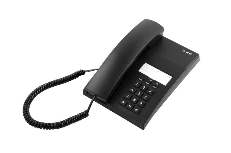 Beetel B80 Corded Landline Phone, Ringer Volume Control, Wall/Desk Mountable, Classic Design, Clear Call Quality, Mute/Pause/Flash/Redial Function(No Display) (Made in India)(Black)(B80) - Image 5