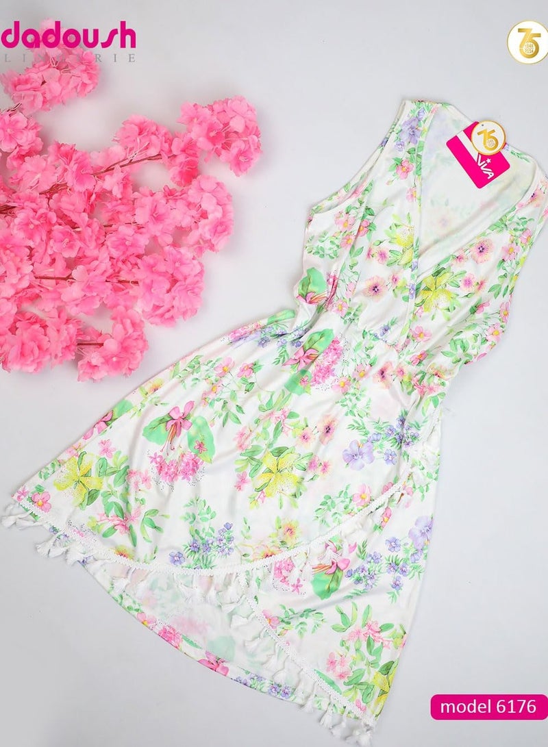 Dadoush Women's Nightgown with Wide Straps - Women's Nightgown - Women's Lingerie from Daadoush - Image 5