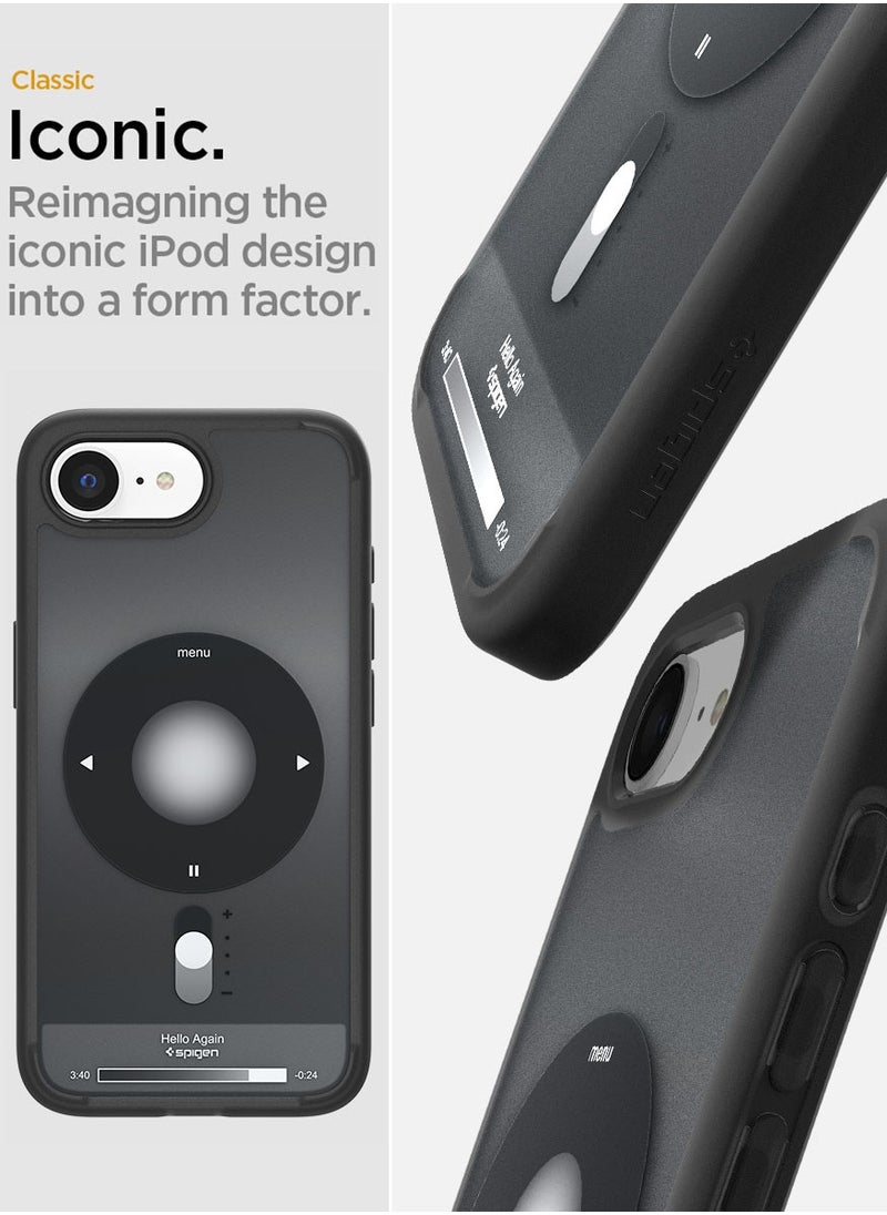 Spigen Ultra Hybrid MagFit for iPhone 16e Case Cover with MagSafe (2025) - Classic Black  - Image 4