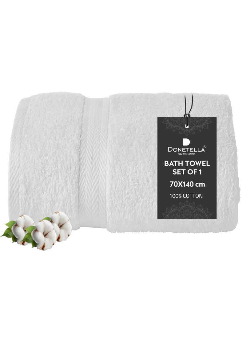 Premium 100 % Combed Cotton 1-Pcs Bath Towel(70 X 140 CM) 600 GSM Large Towel, Highly Absorbent, Quick Dry,Best Towel for Bathroom, Spa And Hotel,White - pzsku/ZB0CC9D9584344342984DZ/45/_/1737363773/57b0a7ce-dc6d-42be-884d-ecbc06e1793d