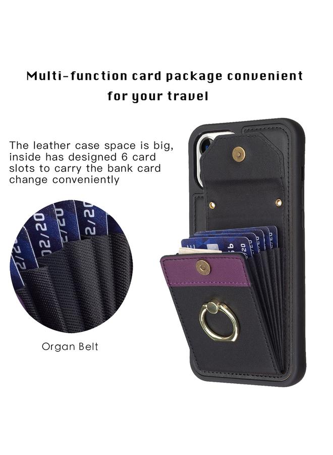 S-TOP Case For iPhone 12 Pro Max BF29 Organ Card Bag Ring Holder Phone Case - Image 4