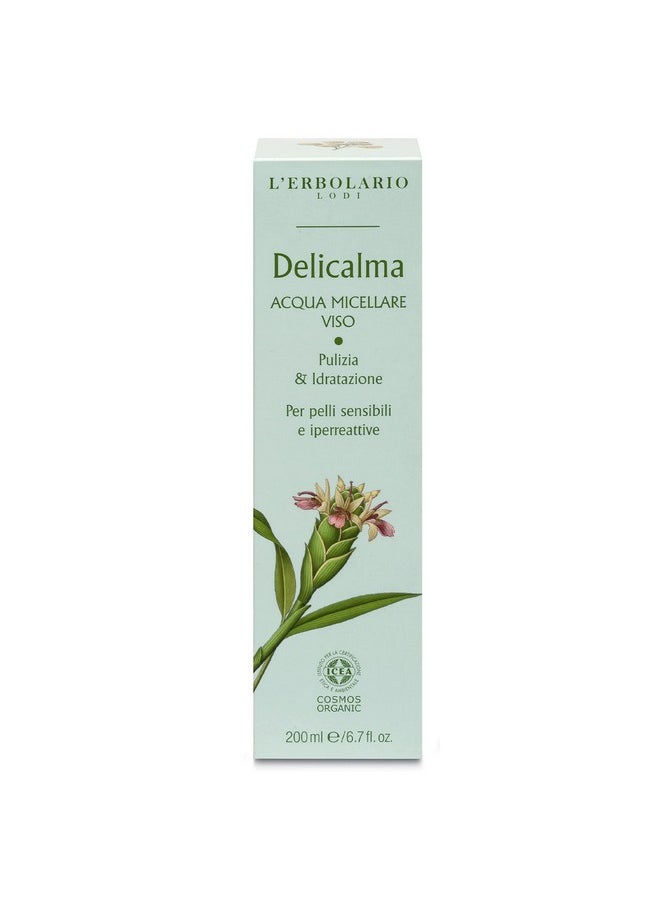 L'Erbolario Delicalma Face Micellar Waterremoves Traces Of Impurities And Makeupmoisturizes Sensitive Skin And Soothes Irritationwith Protective And Softening Properties6.7 Oz Cleanser  - Image 3