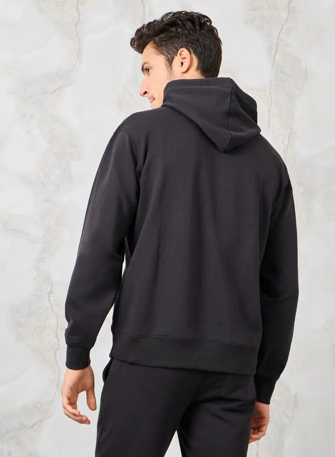 umbro Varsity Graphic Hoodie with Front Pocket