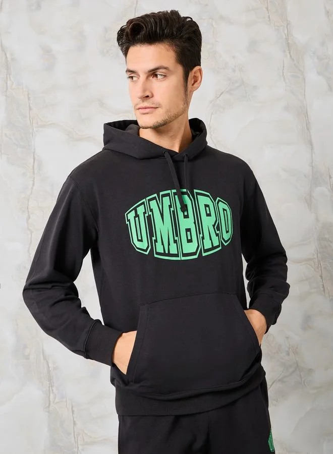 umbro Varsity Graphic Hoodie with Front Pocket