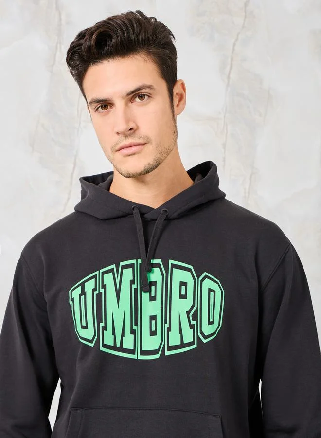 umbro Varsity Graphic Hoodie with Front Pocket