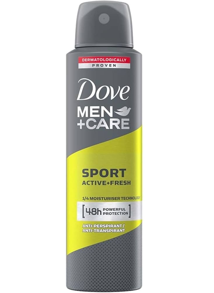 دوف بخاخ مزيل العرق للرجال بلس كير سبورت أكتيف آند فريش 150 مل (عبوة من 6 قطع) - Image 2