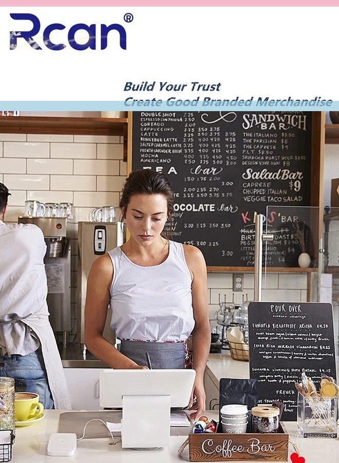 Coffee Station Organizer with Small Removable Dividers Wooden Coffee Bar Accessories Storage for Countertop Farmhouse Kcup Coffee Pod Holder Basket With Handle for Coffee Lover - view 4