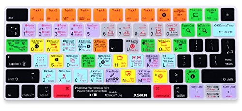 XSKN for Magic Keyboard Shortcut Ableton Live Keyboard Cover, Durable Ableton Hotkeys Silicone Keyboard Skin for Apple Magic Keyboard (MLA22LL/A, MLA22B/A) - Image 1