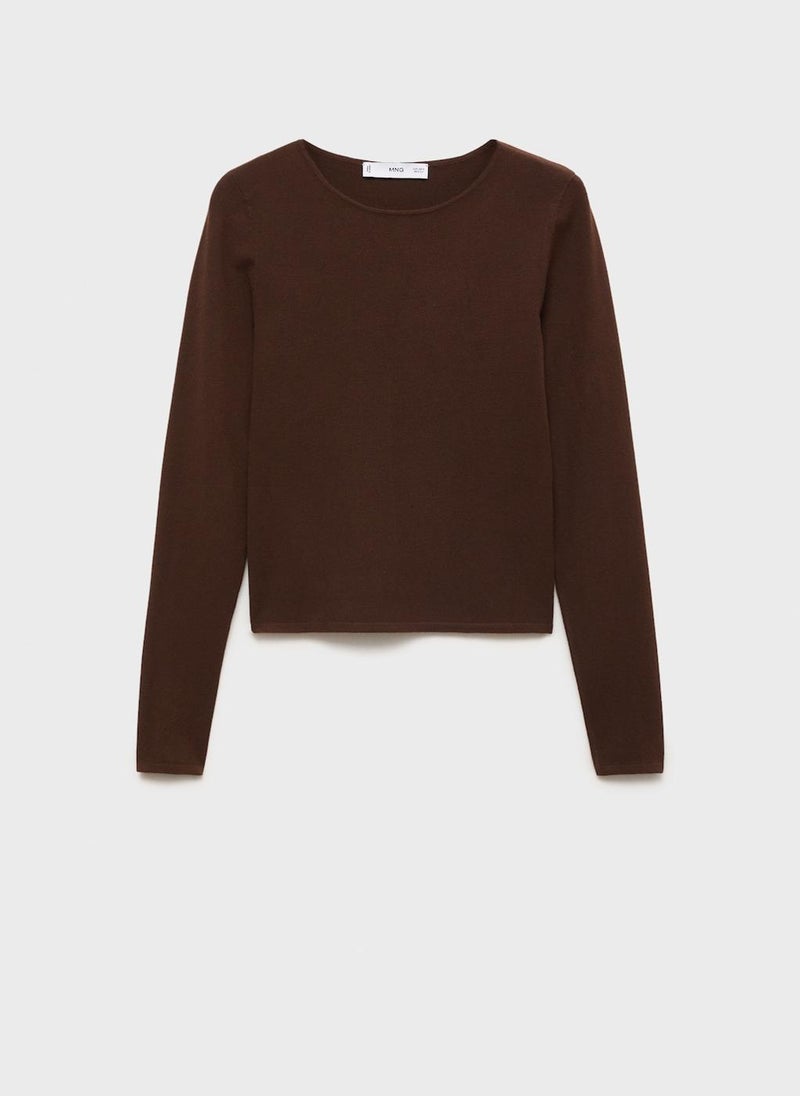MANGO Rira Fine-Knit Fitted Sweater  - Image 5