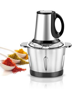 Electric Food Processor for Chopping and Mincing Vegetables and Meat 5 Blades Multi-Speed ​​Kitchen Chopper with 5L High Capacity and Efficiency R Lid