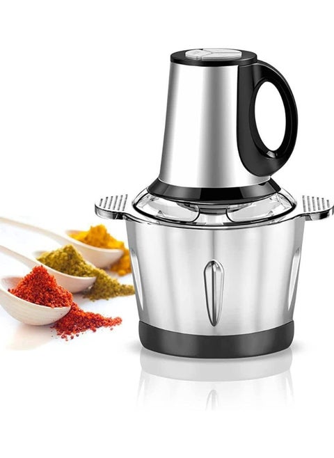 Electric Food Processor for Chopping and Mincing Vegetables and Meat 5 Blades Multi-Speed ​​Kitchen Chopper with 5L High Capacity and Efficiency R Lid
