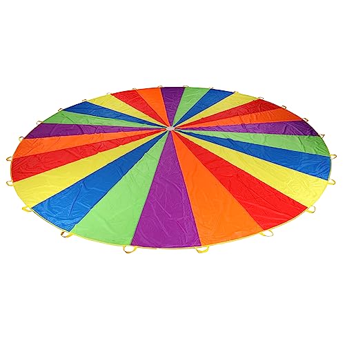 Sonyabecca Play Parachute for Kids Tent Cooperative Team Building Birthday Games Gift for Boys and Girls 20ft - Image 1