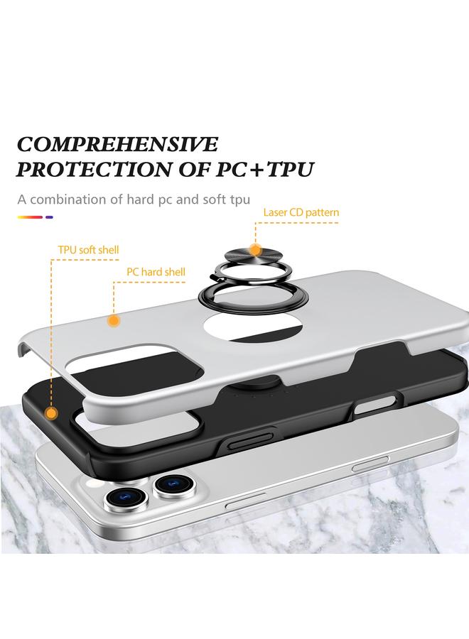 S-TOP Case For iPhone 15 Plus Magnetic Ring Holder Phone Case - Image 4