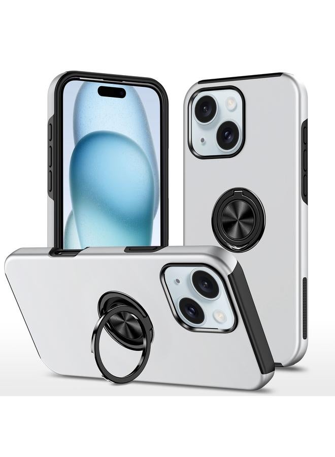 S-TOP Case For iPhone 15 Plus Magnetic Ring Holder Phone Case - Image 1