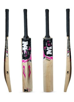 MG Kashmir Willow Ultimate Cricket Bat for Light/Hard Tennis and leather Ball with Cover-Black  - Image 4