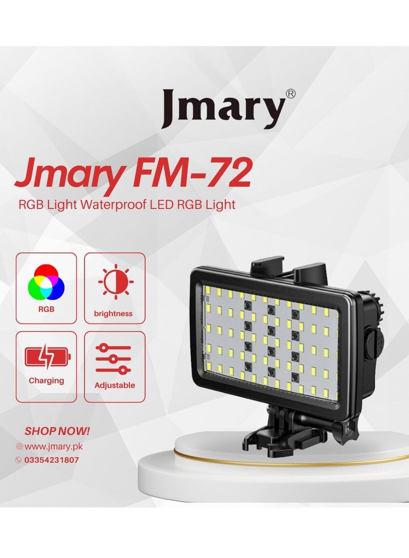 Jmary FM-72 RGB Light Waterproof LED RGB Light - Image 2