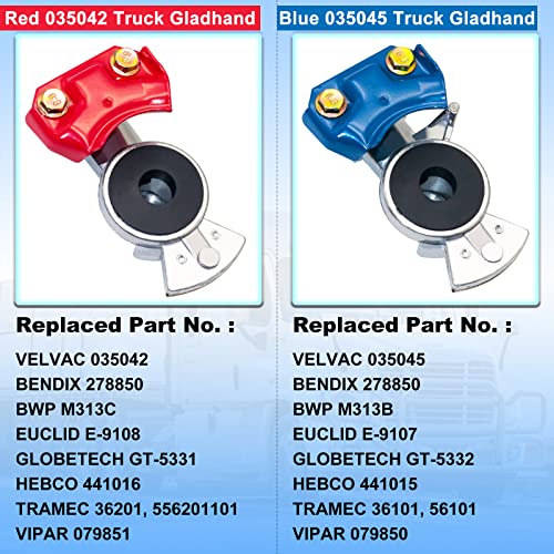 boeray Glad Hand Handles, Air Glad Hand for Semi Trucks and Trailers with Extension Handles, Tractor Glad Hand Grips with Seals for Air Hose Freightliner - Image 4