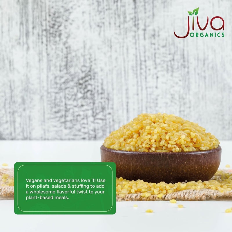Jiva Organics Organic Bulgur Wheat Fine #1 - 2 LB - Image 5