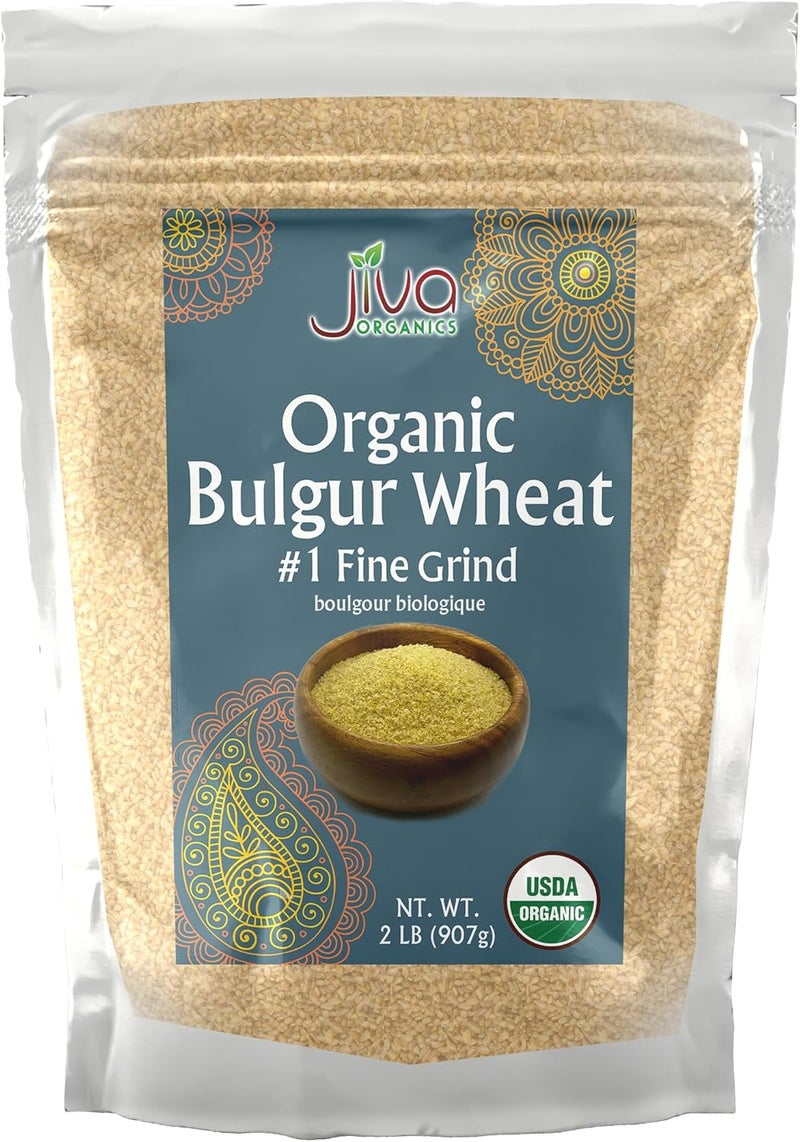 Jiva Organics Organic Bulgur Wheat Fine #1 - 2 LB - Image 1