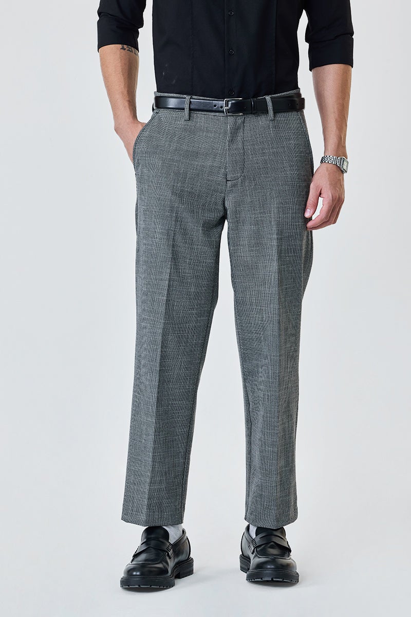 SNITCH Regular Fit Stretch Trousers - Image 1