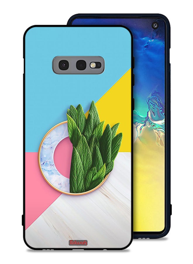 Tolwak Samsung Galaxy S10e Protective Case Cover Leaves Abstract Pattern - Image 1