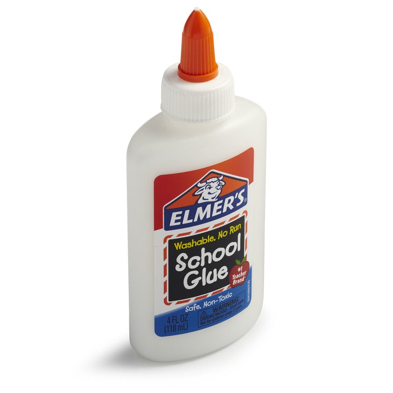 Elmer's bundle Washable Liquid School Glue, White, Dries Clear, 4 fl oz Plus Disappearing Purple Elmer's School Glue Stick, 7g, 2pk - Image 4