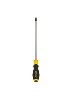 Stanley STANLEY STMT60812-8 Cushion Grip Screwdriver Phillips®-PH2x200mm (Yellow and Black)  - Image 1