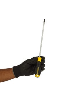 Stanley STANLEY STMT60812-8 Cushion Grip Screwdriver Phillips®-PH2x200mm (Yellow and Black)  - Image 5