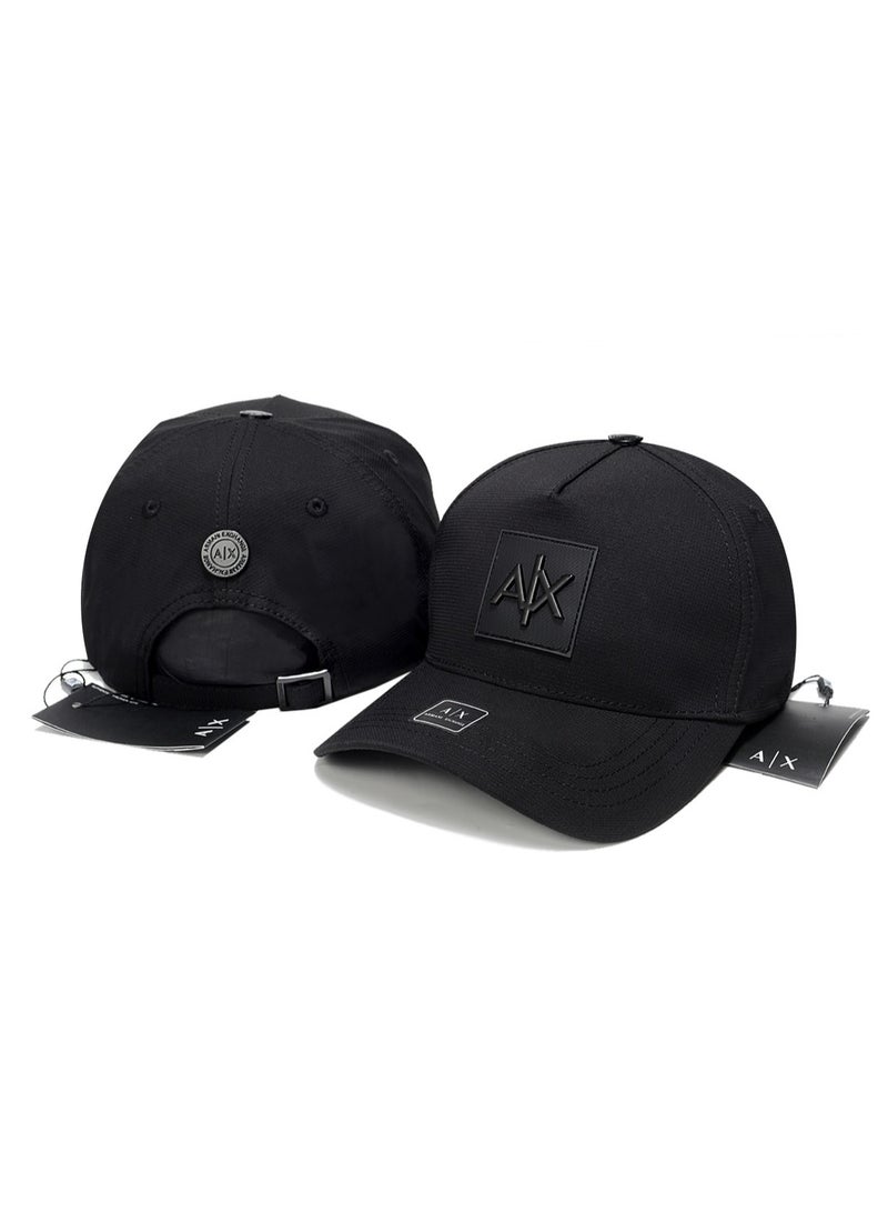 قبعة بيسبول سوداء من أرماني إكستشينج