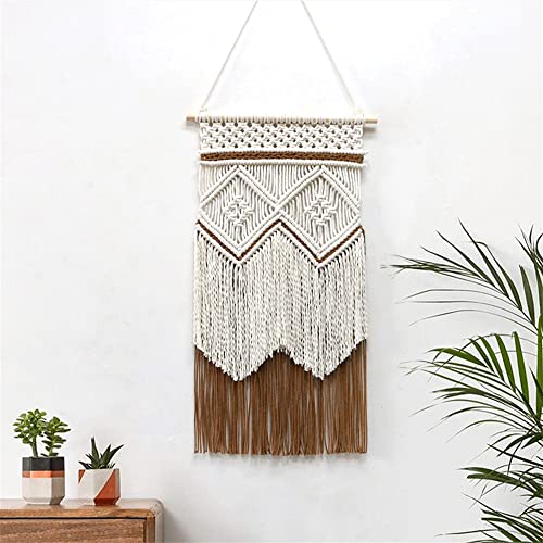 BMIDRUT Hanging Macrame Tapestry Dream Catchers Hand Woven Tapestries Boho Wall Art Decor Home Wall Decor Wall Pediment - Image 2