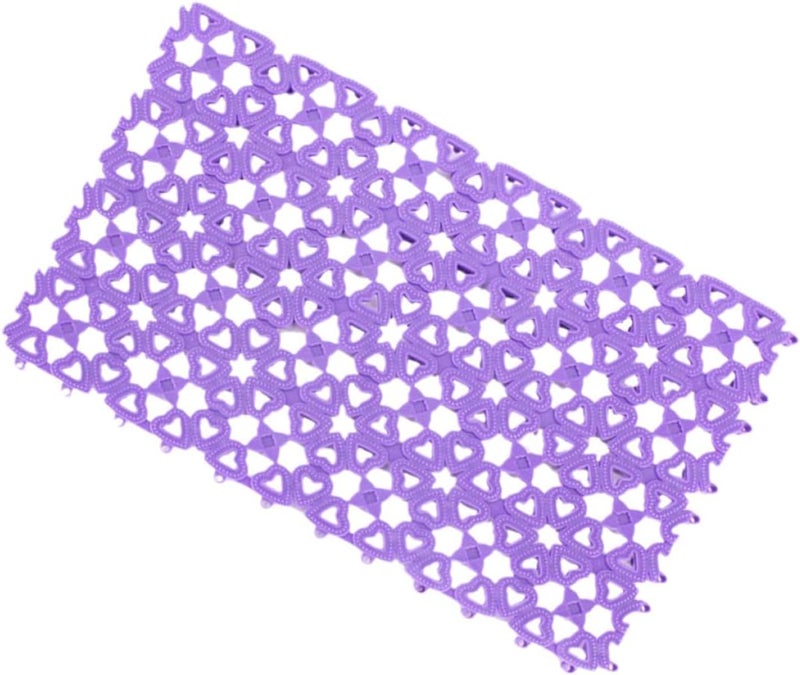 3pcs Non-Slip Dog Cage Mats Breathable Mesh Pet Bed Pads for Crate Use, Purple, Anti-Slip Pet Cage Mats for Dogs and Cats - Image 1