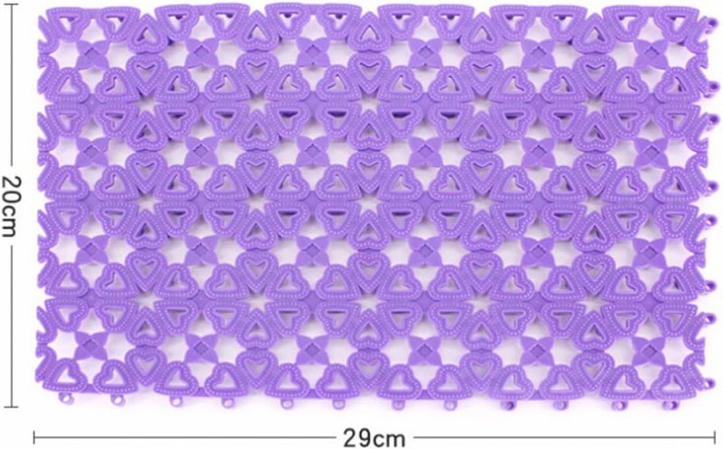 3pcs Non-Slip Dog Cage Mats Breathable Mesh Pet Bed Pads for Crate Use, Purple, Anti-Slip Pet Cage Mats for Dogs and Cats - Image 2
