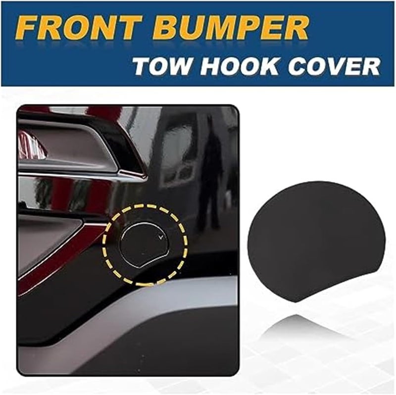 QASULER Tow Hook Eye Cover for Ford Explorer 2016-2017 - Image 4