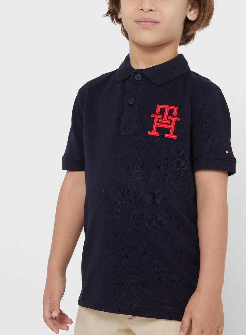 TOMMY HILFIGER Kids Monogram Polo