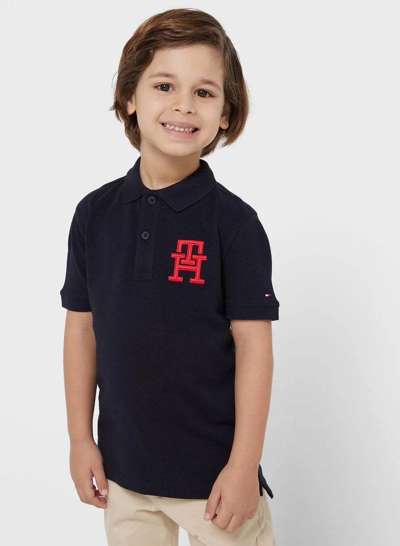 TOMMY HILFIGER Kids Monogram Polo