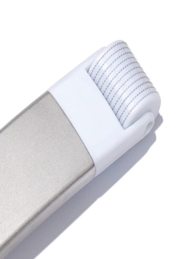 StackedSkincare Microneedling Roller with Replaceable 0.2mm Stainless Steel Needle Head - Gentle Micro Needle Roller for Face, Scalp & Body - Ergonomic Aluminum Handle for Smooth, Even, Radiant Skin - Image 2