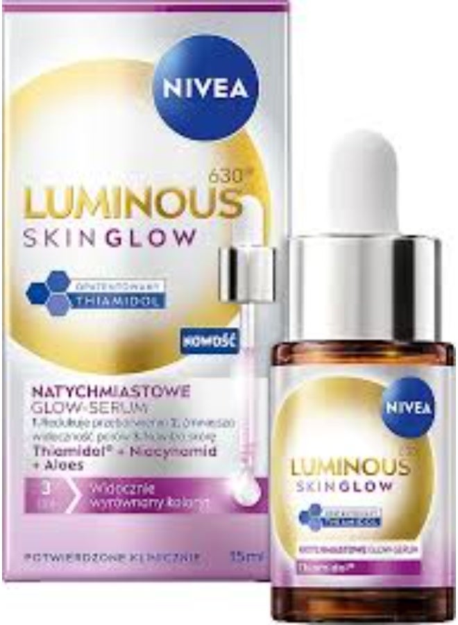 Nivea Luminous 630º Skin Glow Serum 15ml - Image 2
